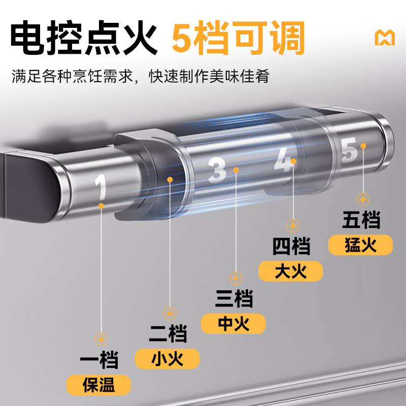  麦大厨连锁款燃气6头18粉篱自动煮面炉商用